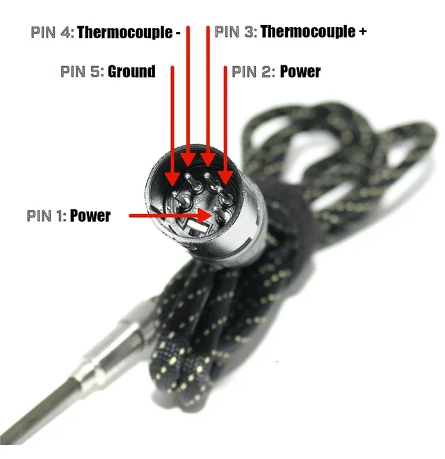 heater heating element temperature controller PID type K with power cord 3 sets