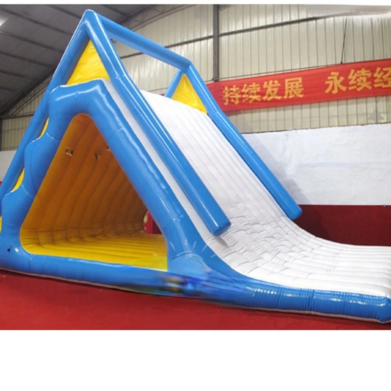 Huge adult big size inflatable floating water slide park