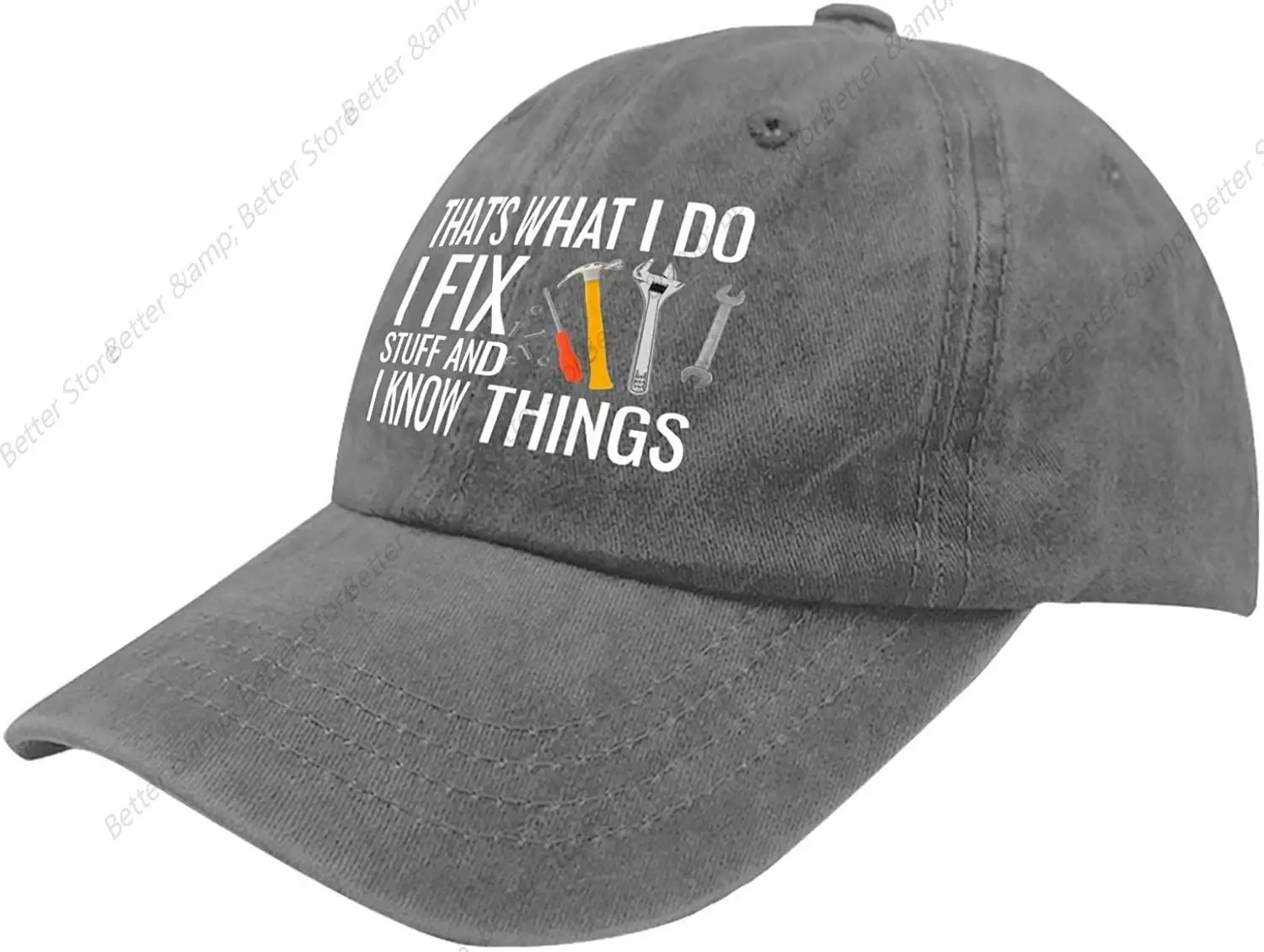 That's What I Do I FIX Stuff and I Know Things Baseball Caps, Vintage Hat for Women