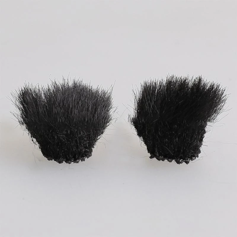 2pcs Artifice Fur Wind Ecrem