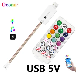 USB WS2812 WS2811 Controller For Dream Color LED Strip RGB-IC DC5V LED 600-Pixel Music Sync APP Bluetooth-Compatible JST