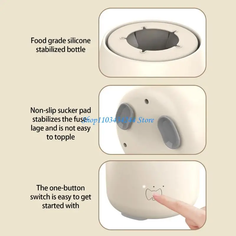 Electric Automatic Milk Shaker for Easy Baby Formula Preparation at Home