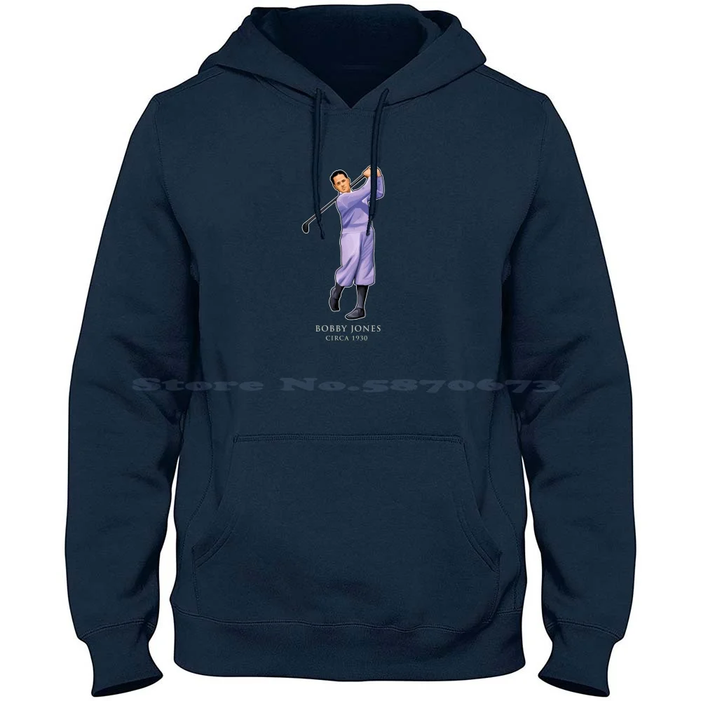 Bobby Jones Master Golf Legend Circa 1930 100% Cotton Hoodie T Shirt Bobby Jones Rory Mcllroy Jack Nicklaus Walter Hagen