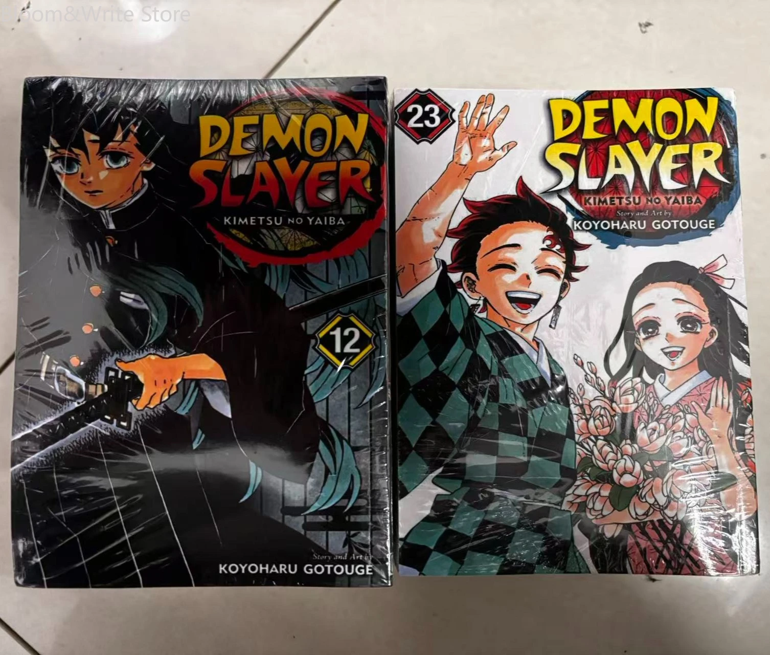 Tanjirou D-Demon S-Slayer: Kimetsu No Yaiba Volumes 1 - 23 or + 5 Extra Volumes, Brand New Printed English Version Manga