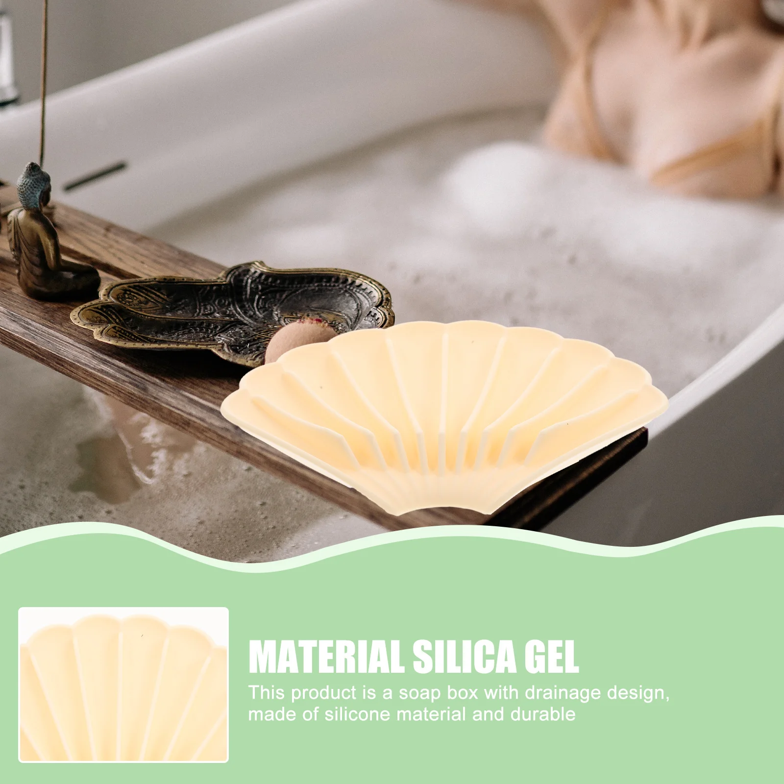 

5pcs Silicone Holder Self Draining Dish With Drain Spout Multifunctional Household Rack For Bathroom Kitchen Faucet Anti-Slip