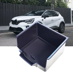 For Renault Captur 2020 2021 2022 2023 Car Armrest Storage Box Organize Tray Storage Box Central Tidying Interior Accessories