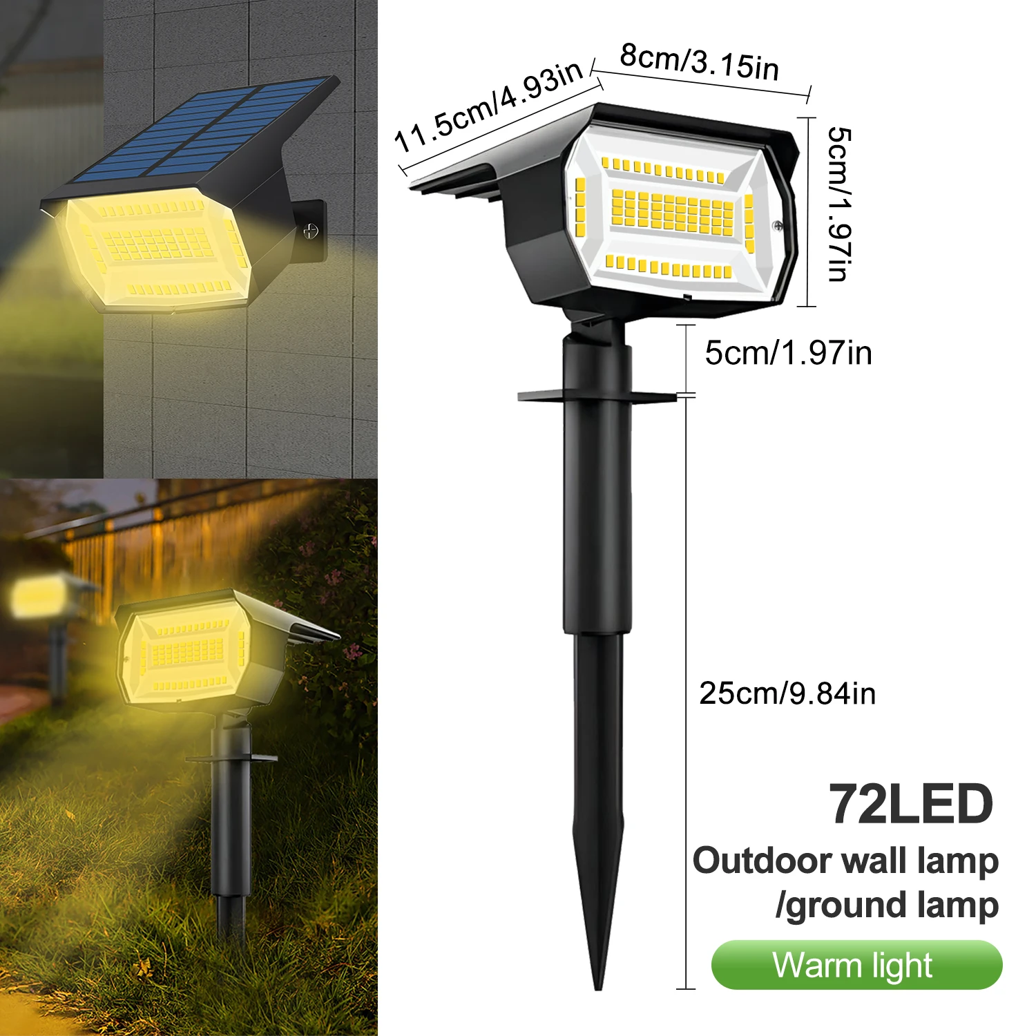 Newstyle 68 LED Solar Strahler 5