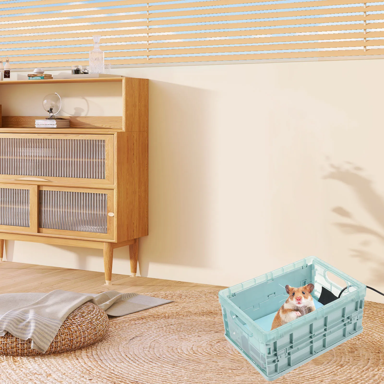 

1 set Box For Parrot Incubator With Heated Pad Parrot Brooder Usb Brooder Box Powered Plastic Egg Incubator Safe Durable