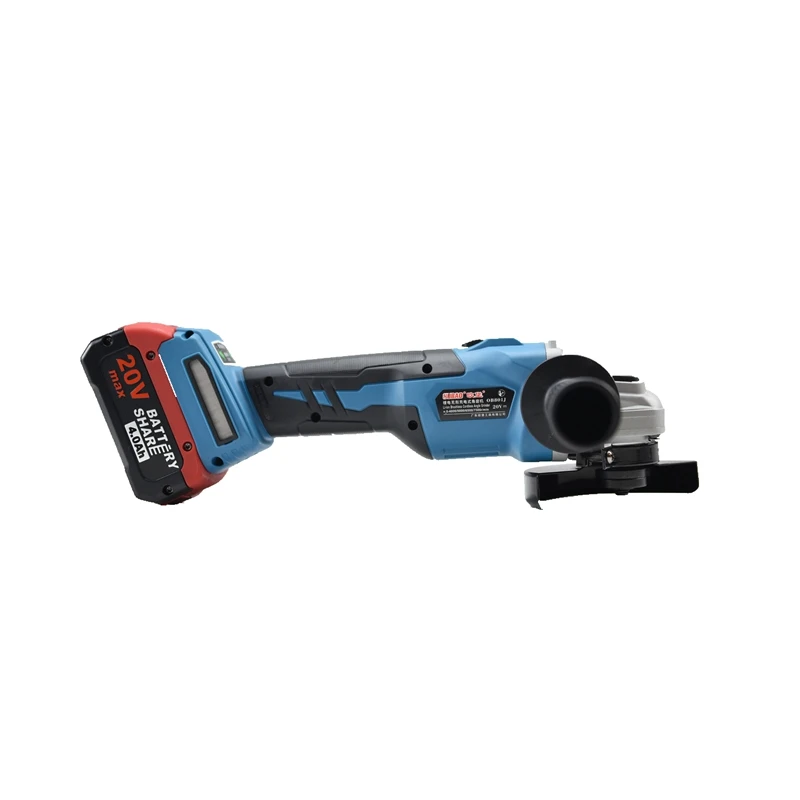 High quality lithium battery angle grinder, new blue portable angle grinder, metal cutting machine