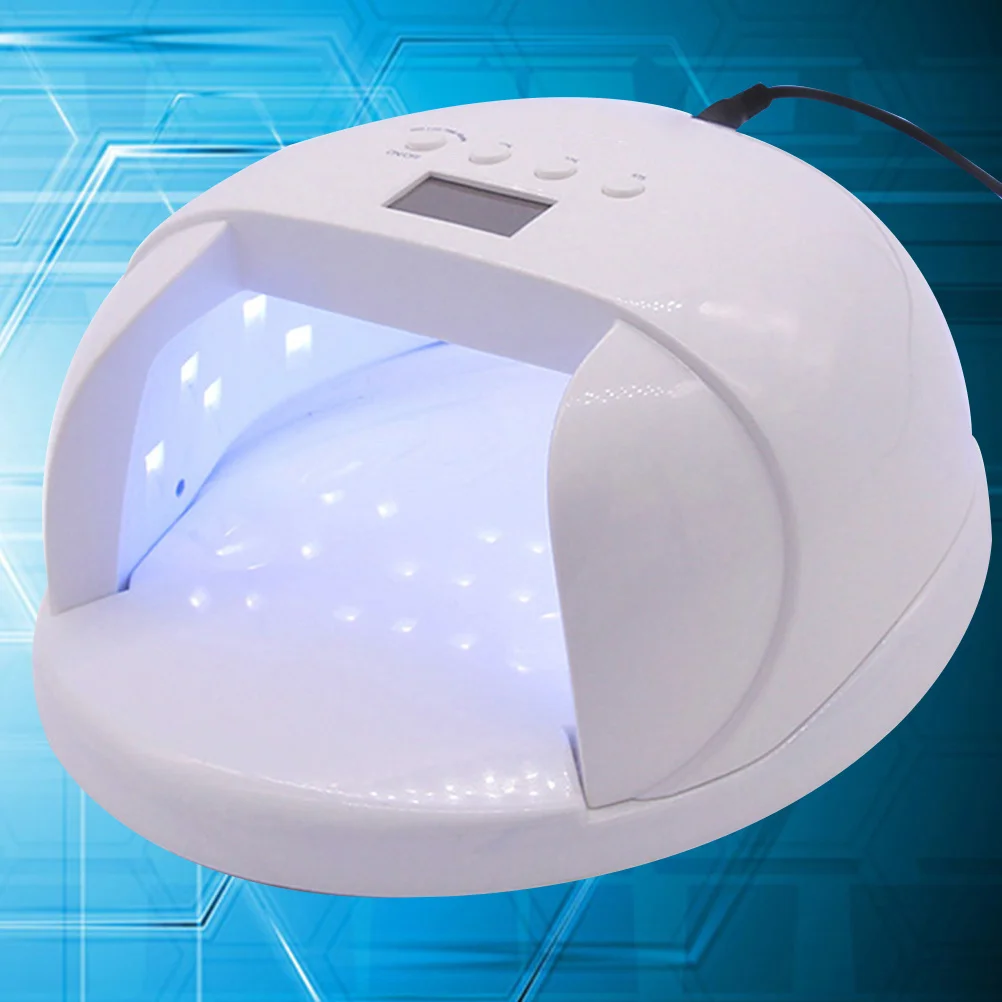Nageldroger 60W Witte Gel Polish Lamp Timer Efficiënte Nail Art Curing Machine voor Manicure Pedicure Salon Thuis