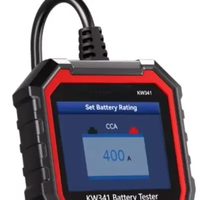Black Car Battery Tester Automotive Conductance Tester Battery Tester Conductance Testing 6V 12V 24V Compatible