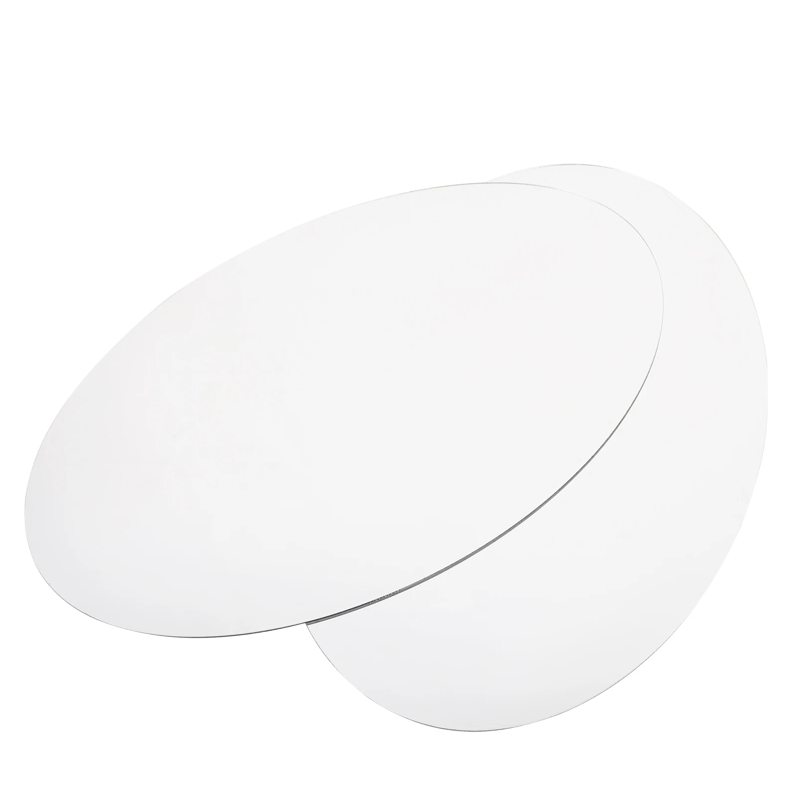 

Self Adhesive Mirror Wall Stickers Kids Bathroom Oval Mirrors Bedroom Home Decor Plastic Acrylic Material Clear Design Stylish