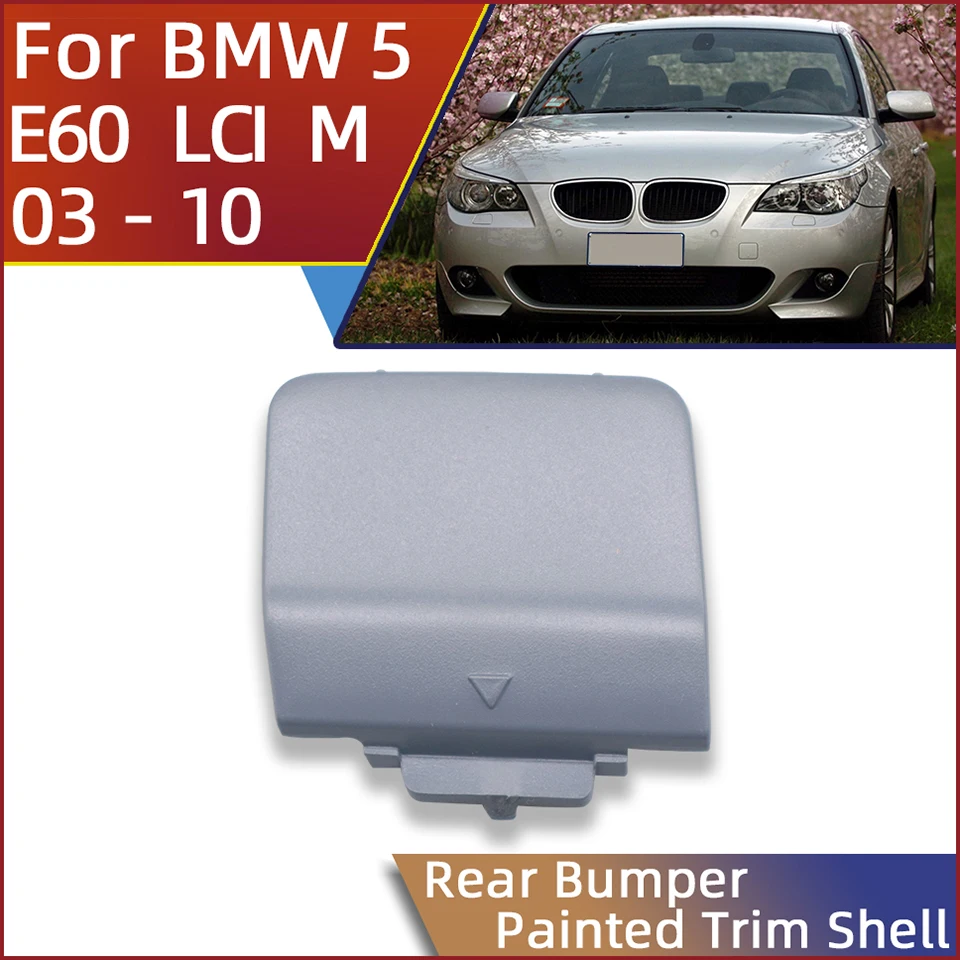 

Автозапчасти, задний бампер, фаркоп, крышка для BMW 5 серии E60 LCI M-Bumper 2003-2010 # 51127897217 Высококачественная аэрозольная краска