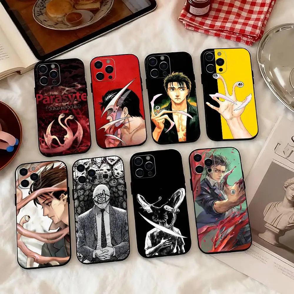 

Anime p-Parasyte-e Phone Case Silicone Soft For IPhone 17 16 15 14 13 12 11 X XR Plus Pro Max Plus