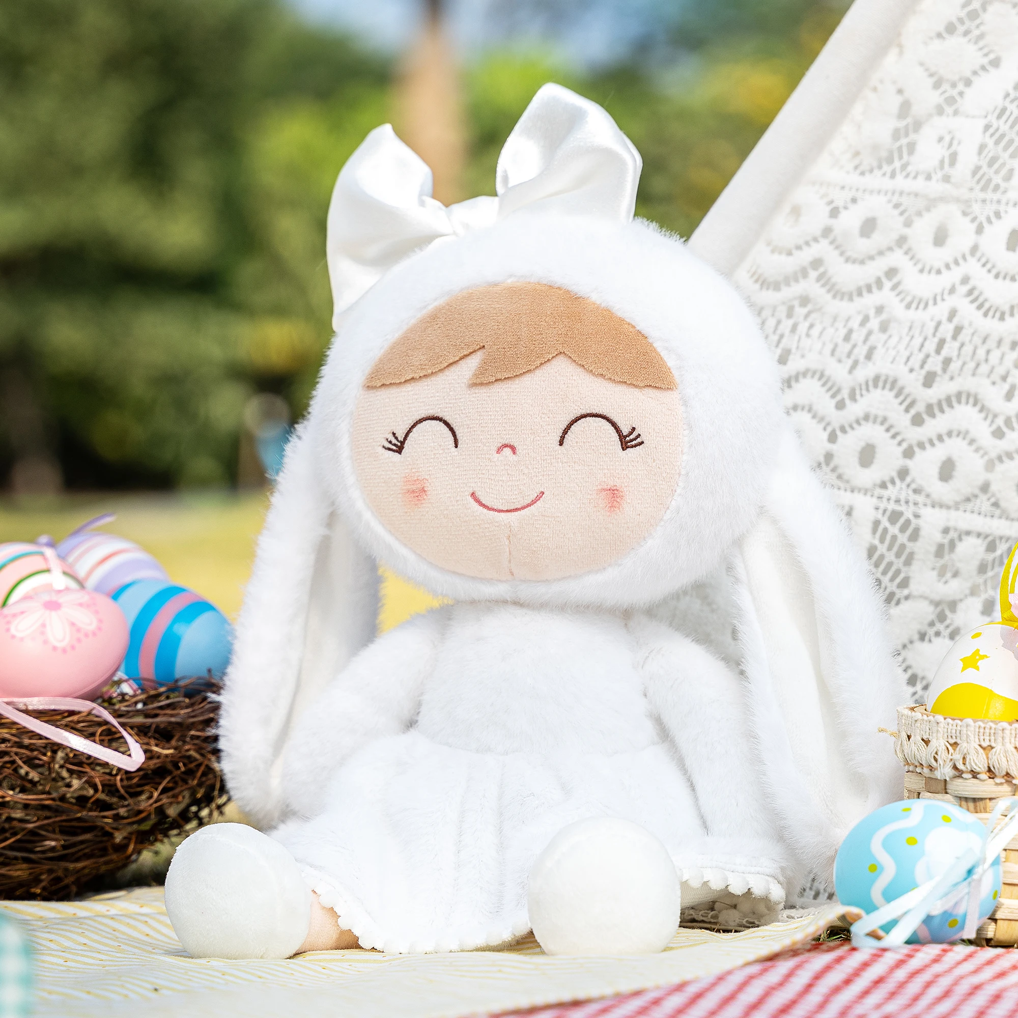 Gloveleya Plush Doll Rabbit Doll New Snow Rabbit Series Toy Baby Shower Gifts