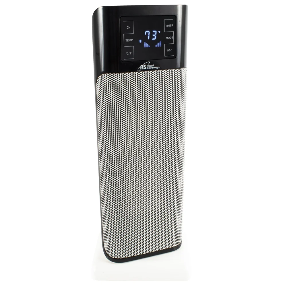 22 インチデジタル振動セラミックタワーヒーターリモコン付き LCD ディスプレイ 9 時間タイマー過熱保護屋内使用