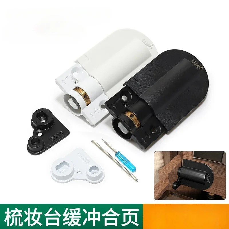 Dressing Table Hydraulic Hinge Lifting Buffer Up and Down Cabinet Door Bearing Damper Heavy Hinge Mirror Cabinet Hinge