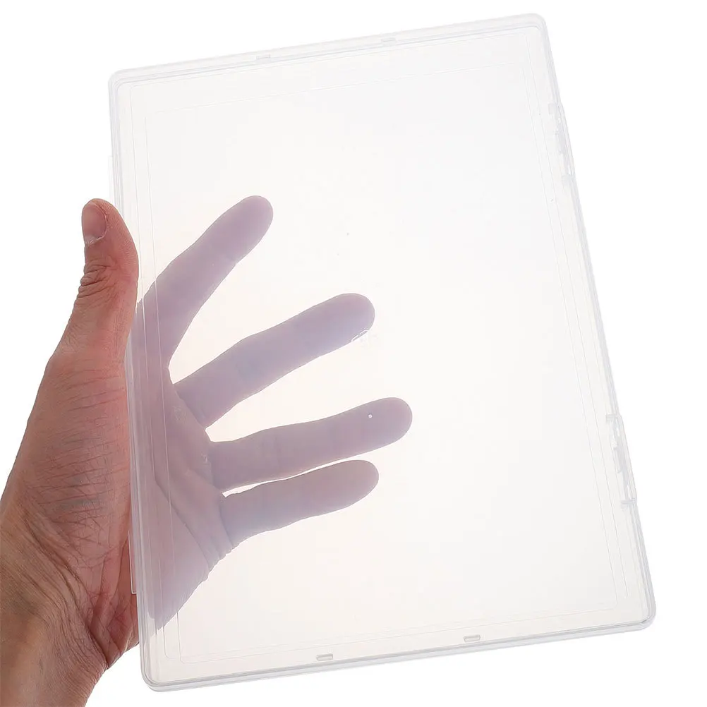 

3 шт., прозрачная коробка-органайзер для свидетельства о рождении, водонепроницаемый чехол для хранения документов из полипропилена, портативный чехол для сертификата и файлов