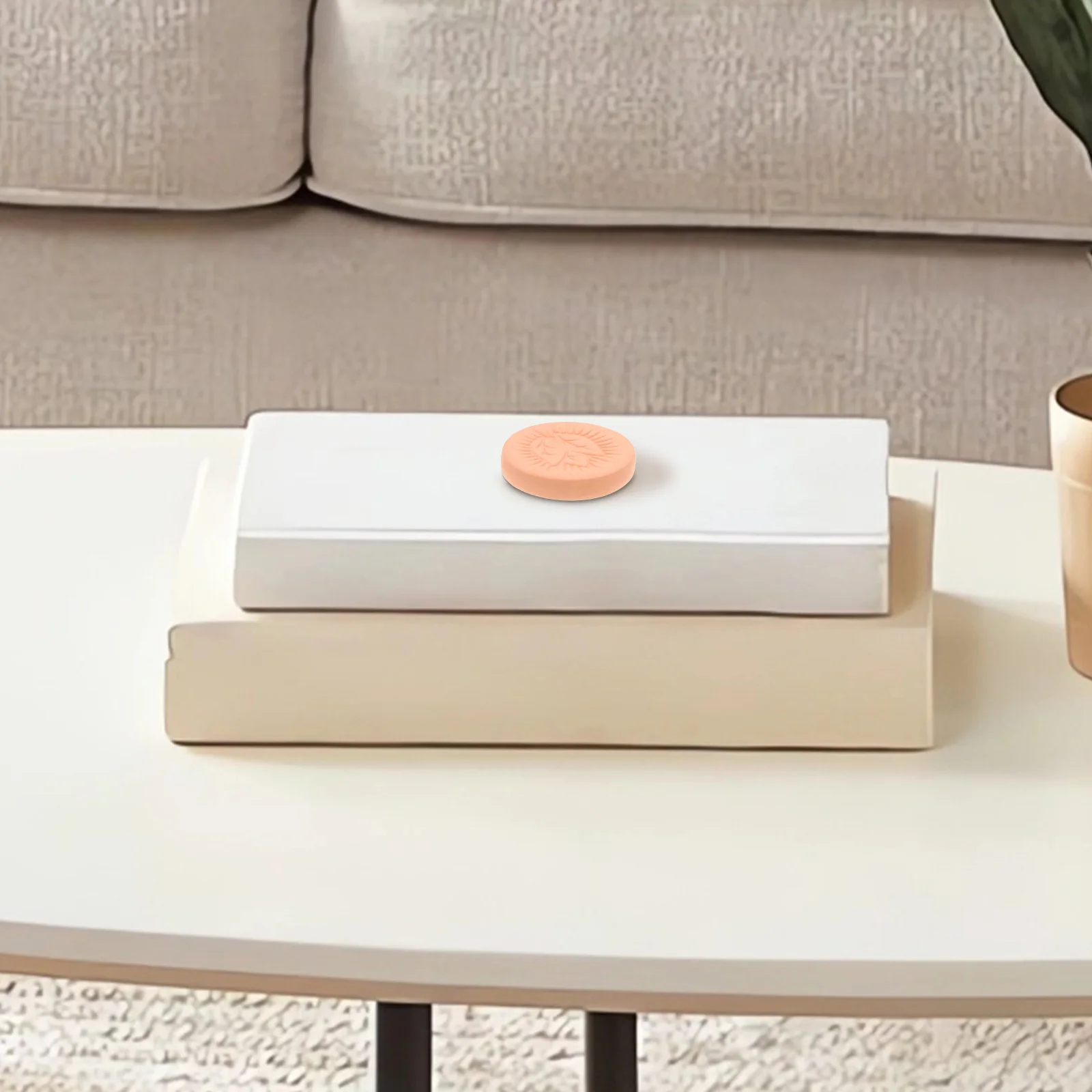 

Food Storage Container Sugar Softener Reusable Round Terracotta Disk For Brown Sugar Moisture Keeper Kitchen Preservation Baking