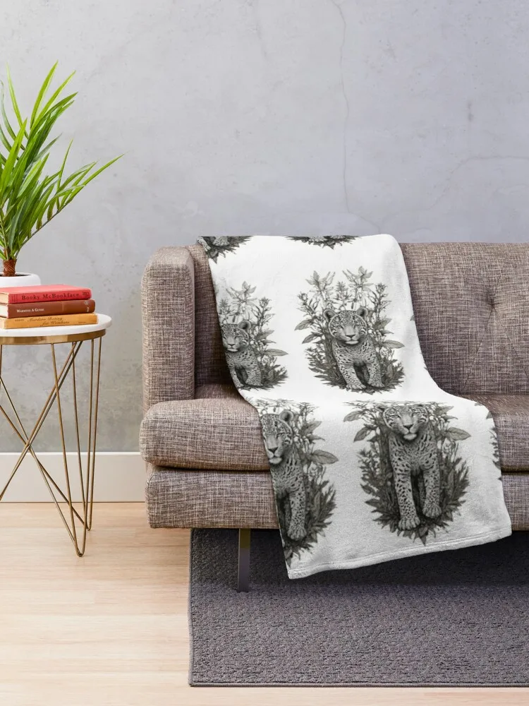 Flora Couture: Endangered Species Apparel Throw Blanket Thin Shaggy Blankets