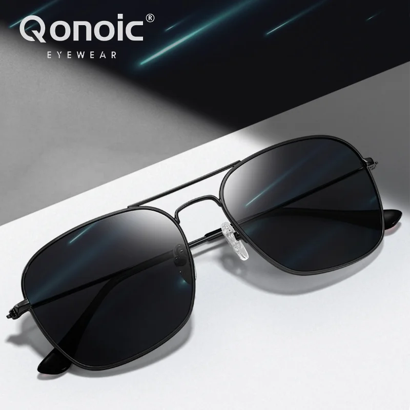 

Qonoic Polarized Aviator Sunglasses for Men Pilot Sun Glasses for Driving Outdoor Shades Anti-reflection UV 400