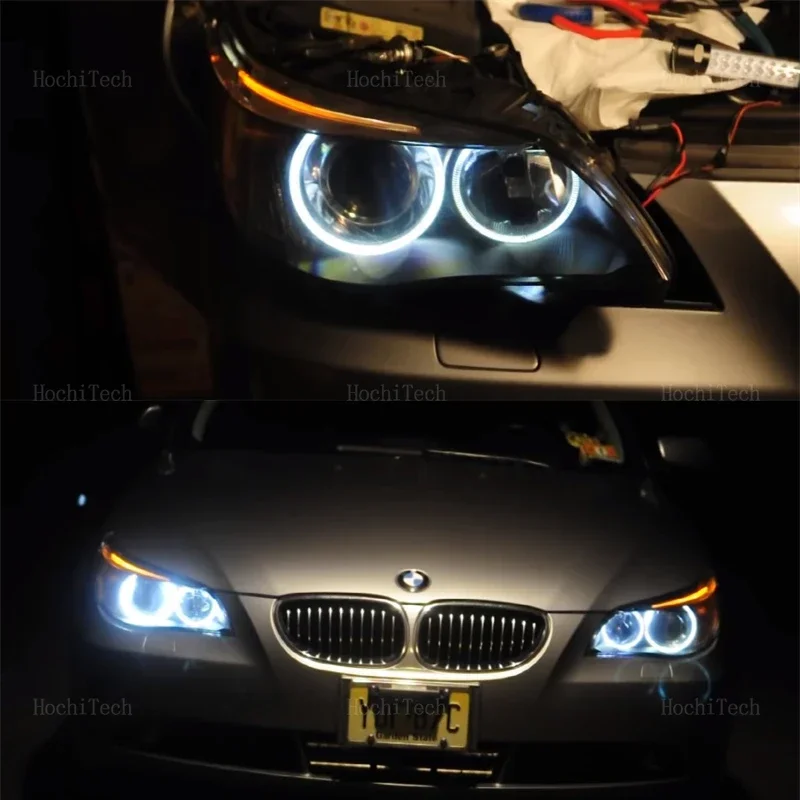 120w Angel Eyes Marker Light Bulbs Bright Headlights Replacement Car For BMW E39 E81 E82 E87 E88 X5 E53 E60 E61 E63 E64 X3 E83 - view 6