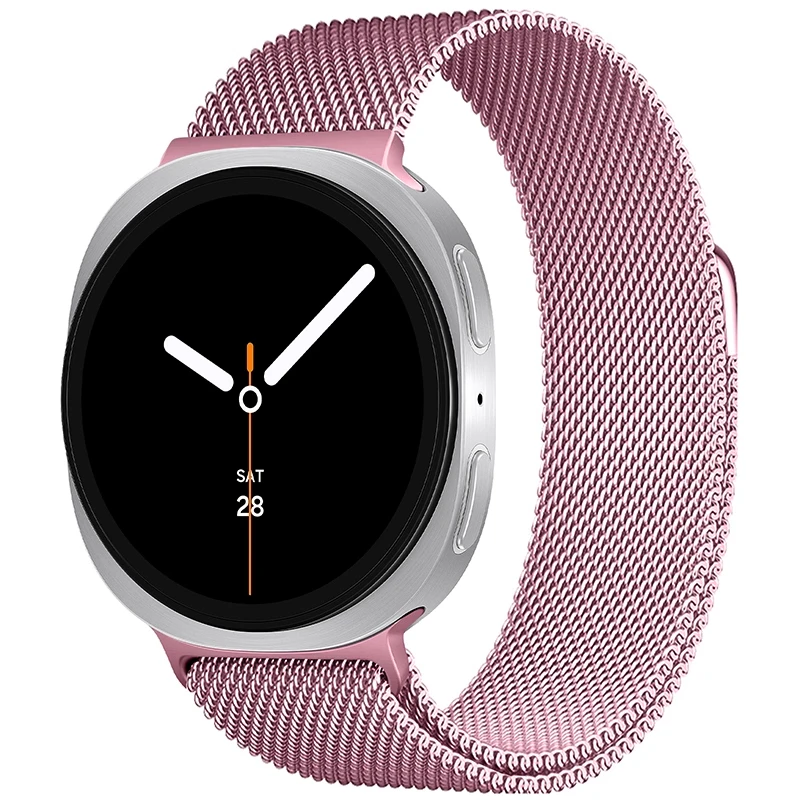 Milanese Loop Armband für Samsung Galaxy Watch 9/8, 44mm 40mm, magnetisches Metall-Armband, Correa für Galaxy Watch 8 Classic 46mm