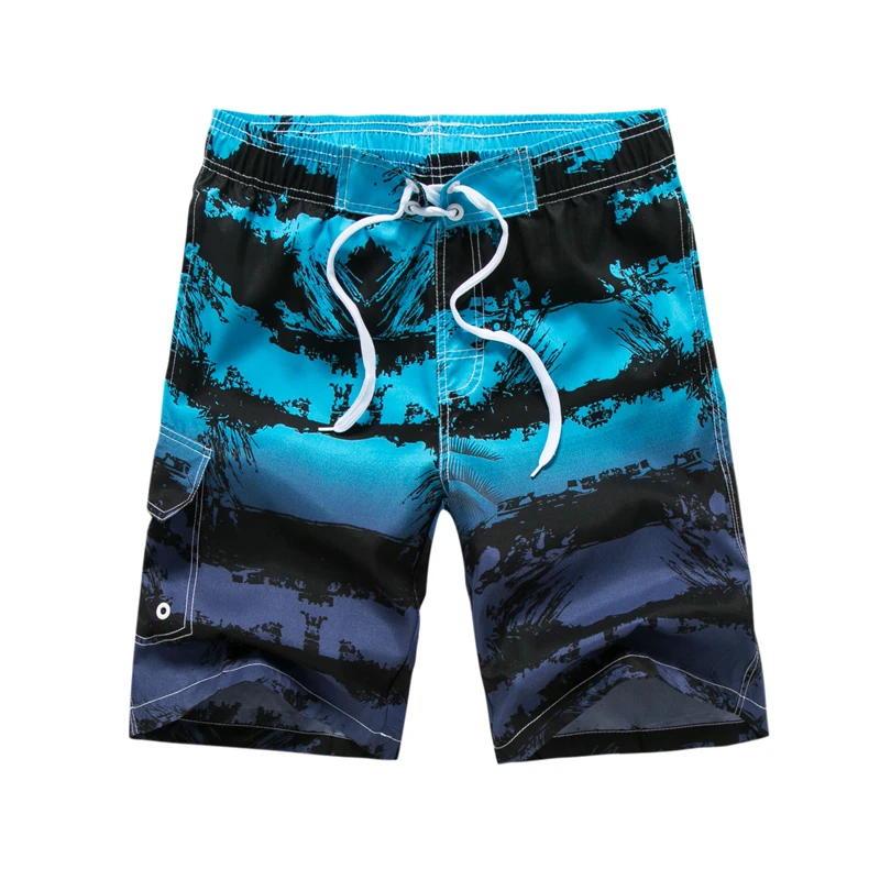 Summer Men\'s Beach Shorts Printing Casual Loose Hawaii Quick Dry Board Shorts Bermuda Surf Board Shorts Mens Short Pants