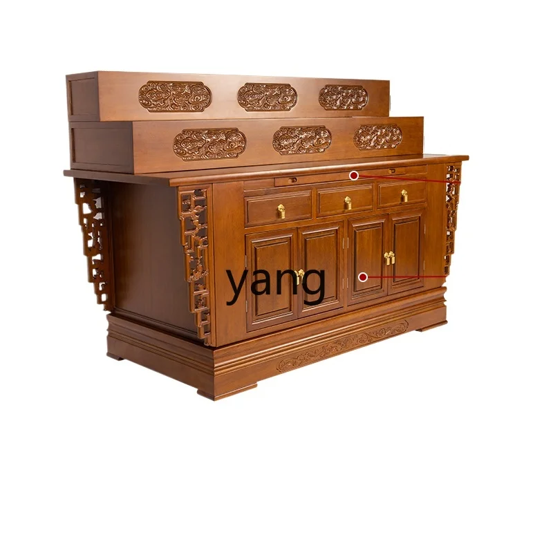 L'm'm Household Modern Simple Economical Solid Wood Buddha Shrine Buddha Table God of Wealth Worship Table Tribute Table