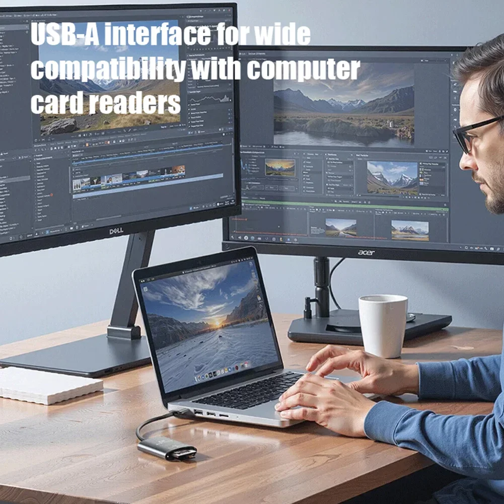 CFexpress Type A Card Reader, USB Type-C High Speed CFe Card Reader for Sony Cameras iPhone 15 MacBook Pro Air 2023