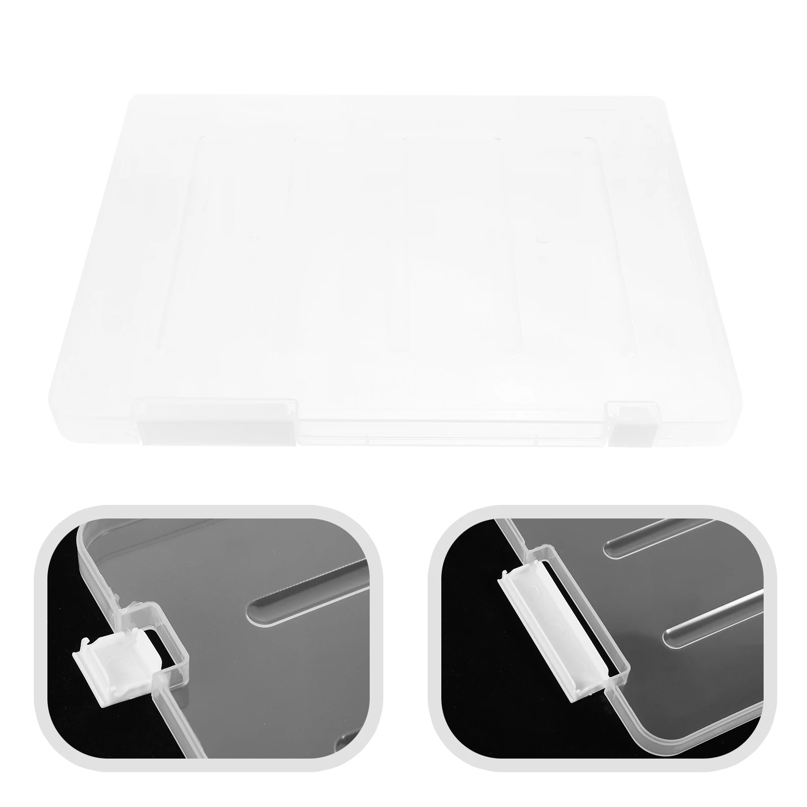 

File Box Transparent Plastic Document Holder Office A4 Document Organizer Magazine Storage Magazine Protector