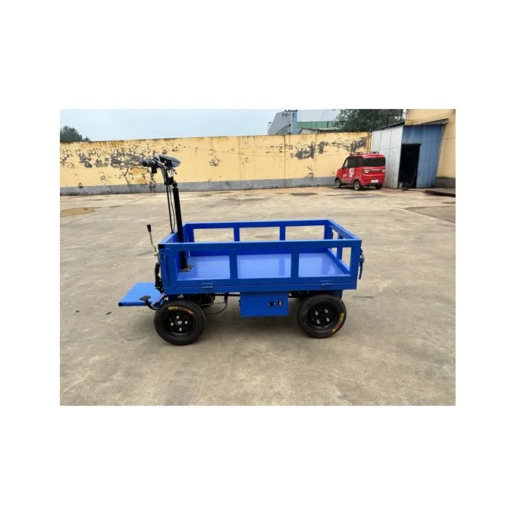 Small Electric Vehicles Used To Transport Goods On Narrow Roads