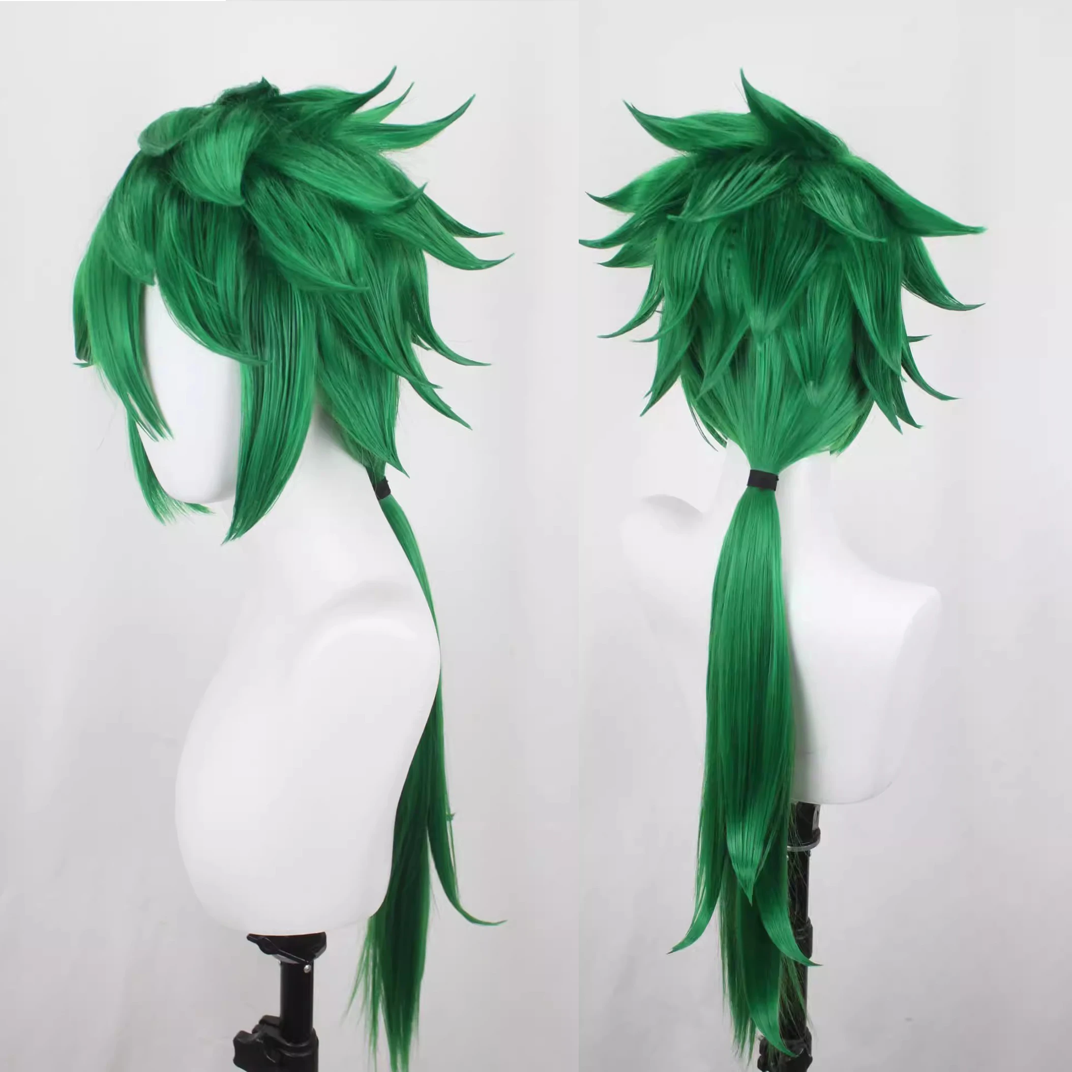 AOTU Xander Cosplay Pruik – Korte blauwe anime pruik voor mannen vrouwen Hittebestendig synthetisch haar Halloween kostuum rollenspel