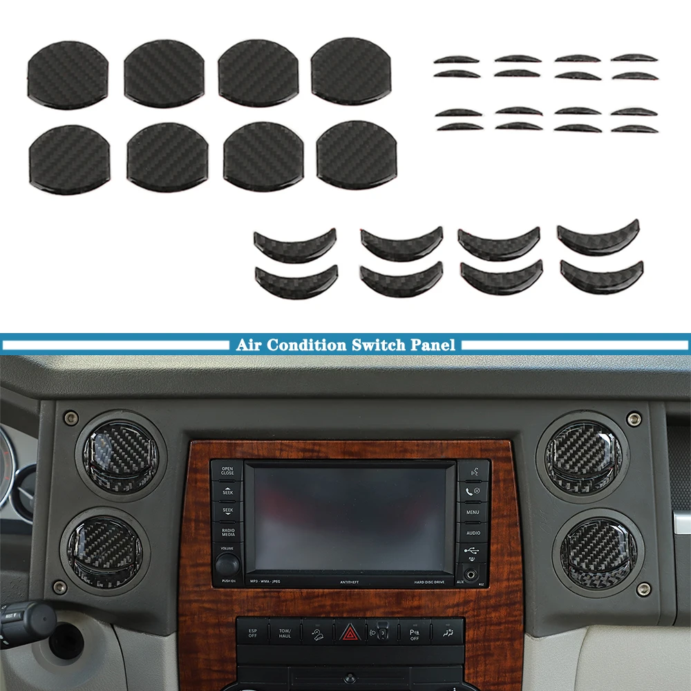 

Центральная консоль кондиционера вентиляционный переключатель панель Крышка отделка для Jeep Grand Commander 2006 2007 2008 2009 2010 аксессуары для интерьера