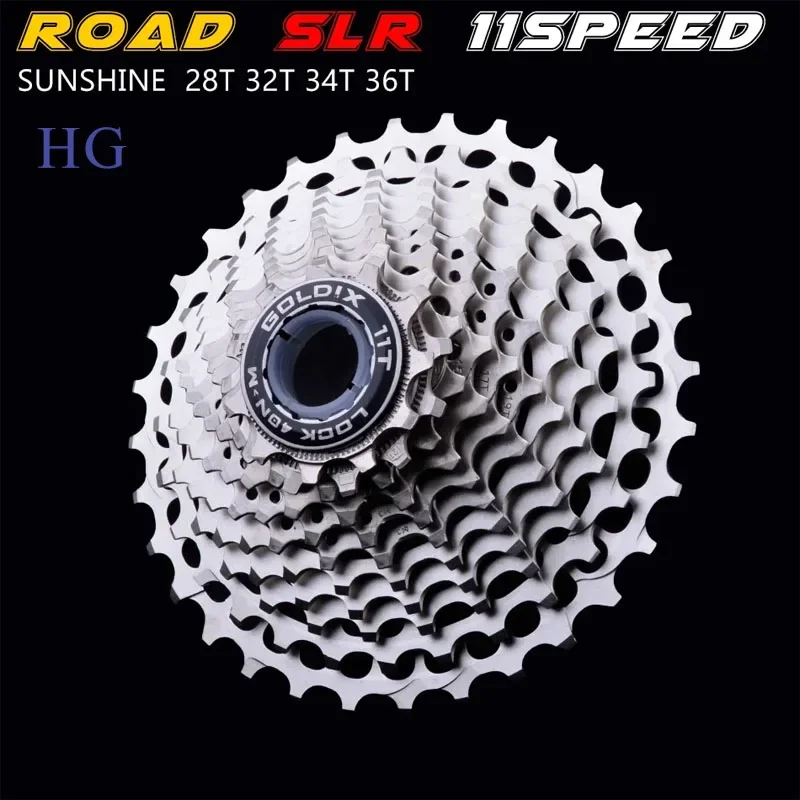 

GOLDIX Ultralight 11/12 Speed Road Bike Freewheel 28T 32T 34T 36T Bicycle 11V Cassette Flywheel K7 Gravel for Shimano HG