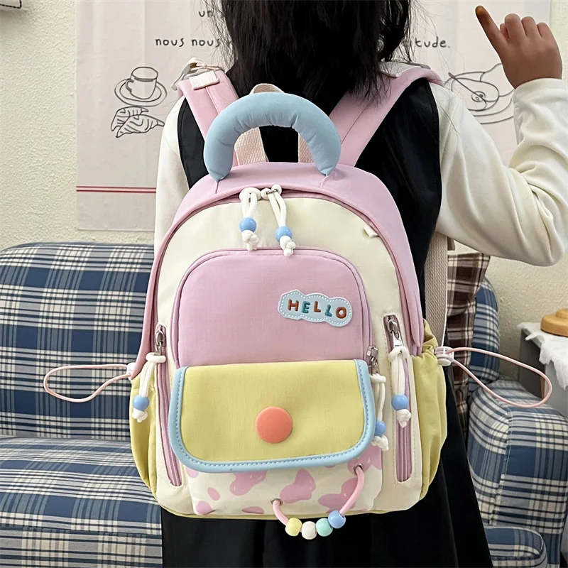 

Versatile Children Backpacks for Boy Trendy Cute Backpack Cartoon Backpacks School Bags Designer Bag Class Bag for Girl Mochila