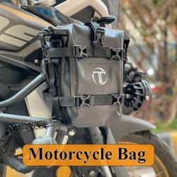 Sac de pare-chocs étanche multifonctionnel universel pour moto, Benelli TRK702, sac latéral, voyage, dégagement rapide