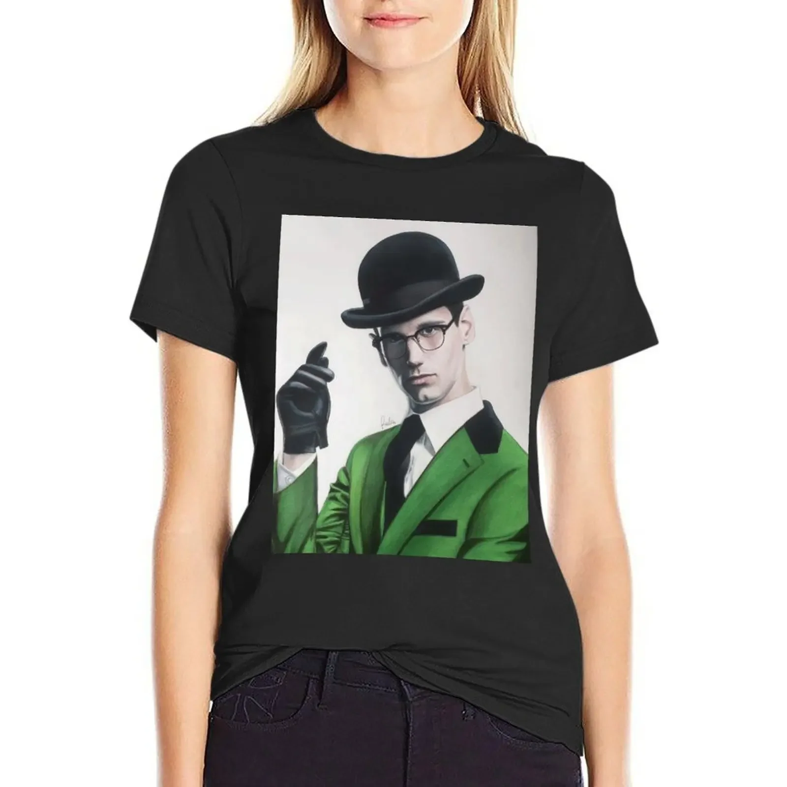 

Edward Nygma - Cory Michael Smith T-Shirt female plus sizes Short sleeve tee plain t shirts for Women