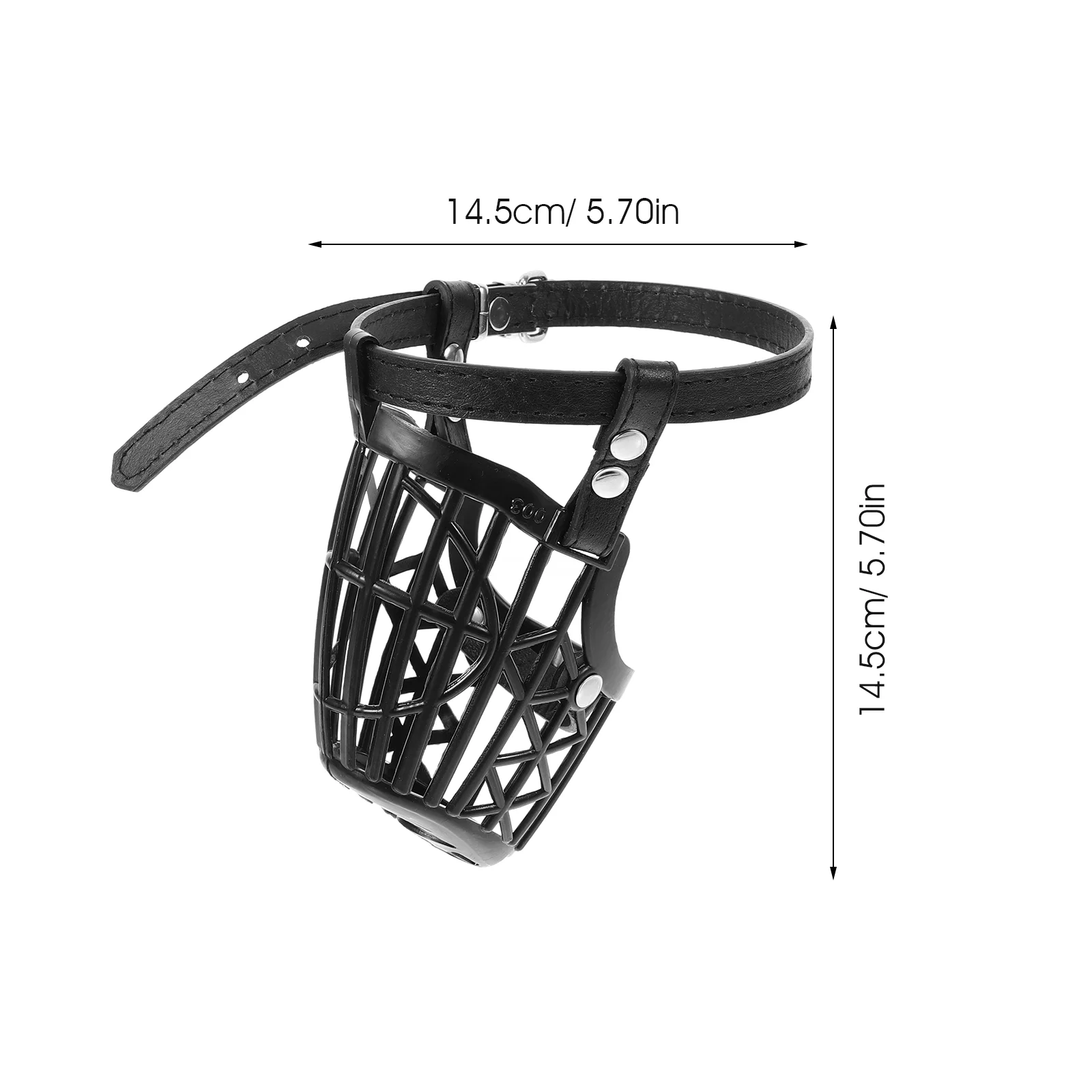 Face Mask Dog Muzzle Anti-bite Anti-barking Anti-chaos Eating Training Basket with Adjustable Strap