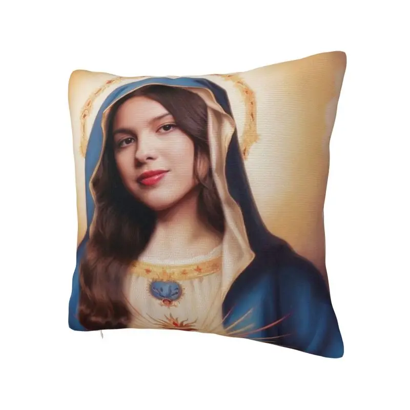 Custom Jesus O-Olivia And R-Rodrigo Cushion Cover Printing Square Floor Pillow Case for Living Room Pillowcase Home Decoration