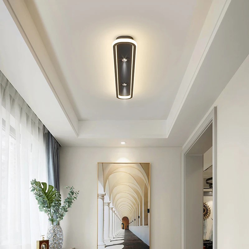 HOEverakroom-Plafonnier LED Créatif Post-Moderne avec Projecteurs, Simple, Polyvalent, Atmosphérique, Couloir, Entrée