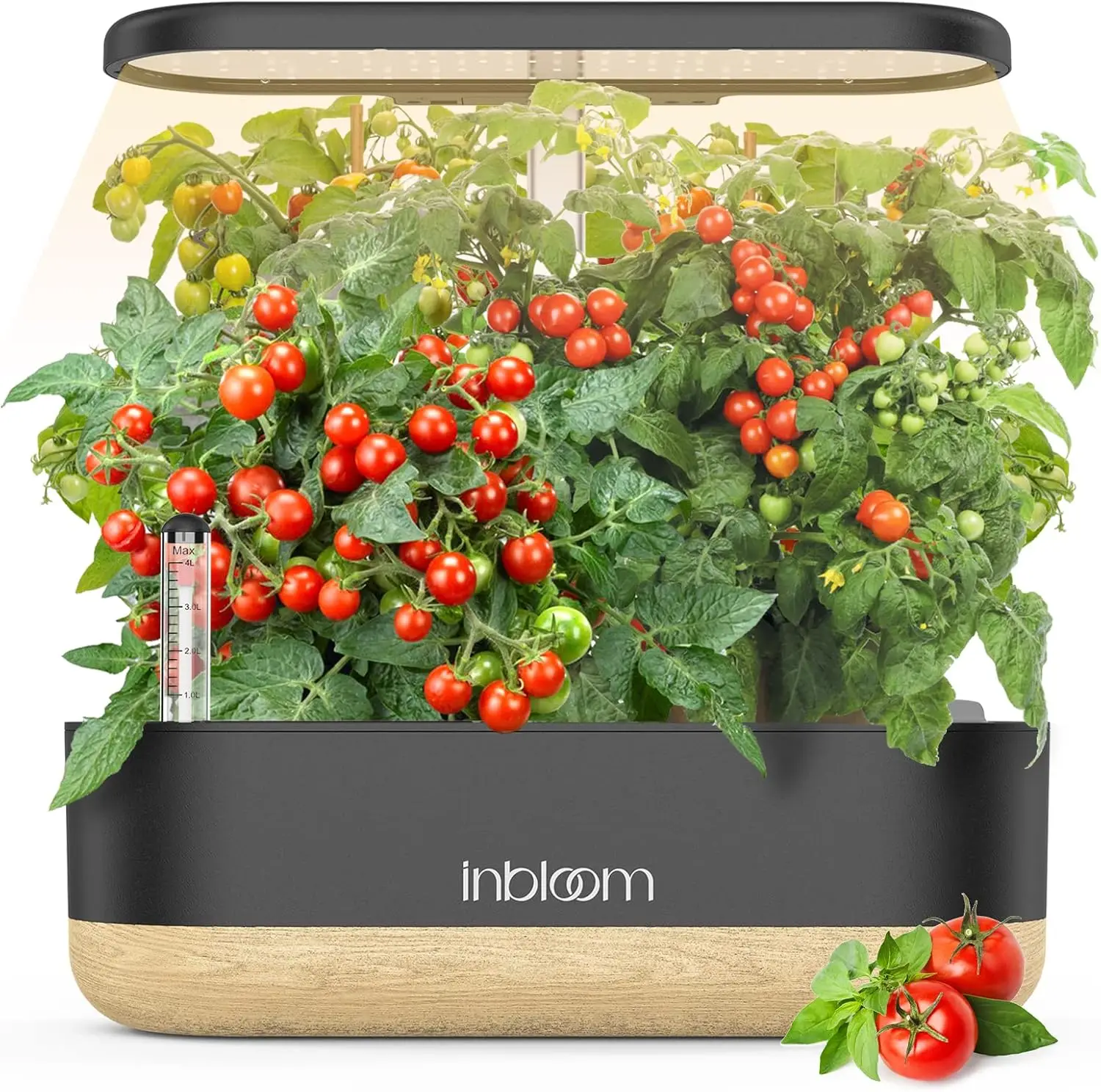 Hydroponics Growing System 10 Pods Indoor Herb Garden with LEDs Full-Spectrum Plant Grow Light Water Shortage Alarm Automatic