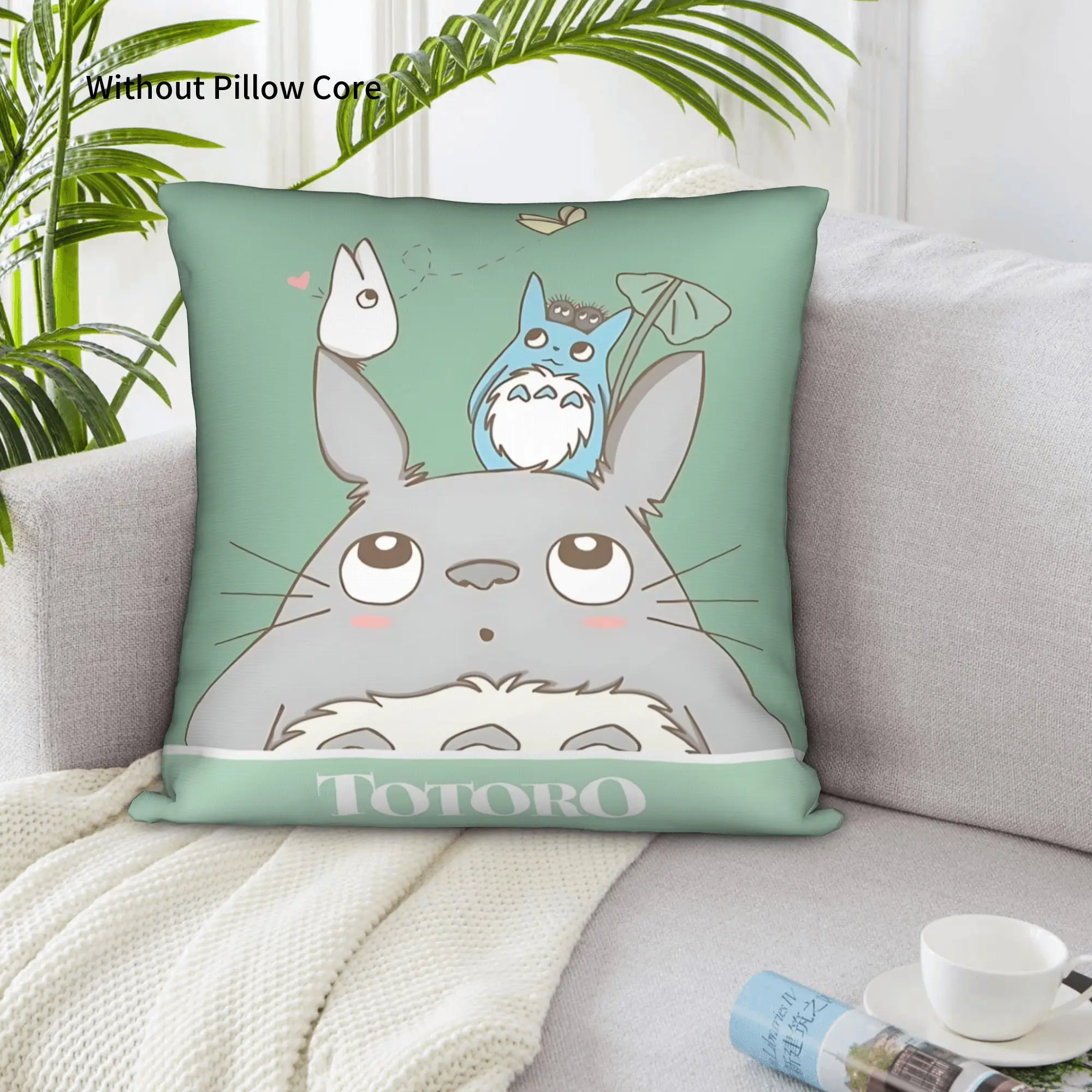 1PC Anime My Neighbor Totoros Pillow Case Home Decor Items Double-Sided Printing  Sofa Cushion Bedroom Bedside Pillow
