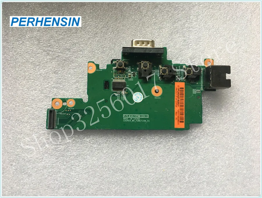 Original Laptop FOR HP 8560p ProBook 6560b Ethernet VGA Port Power Button Board 01015HC00-600-G Tested Fast Shipping