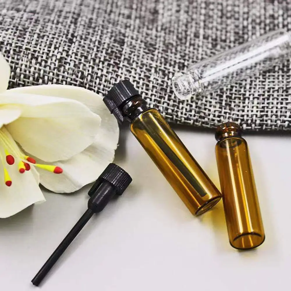 Vial Aromatherapy oil Tester Perfume Tube Leak-proof Perfume Bottle Refillable Bottle Empty Bottle Tube Mini Dropper Bottles