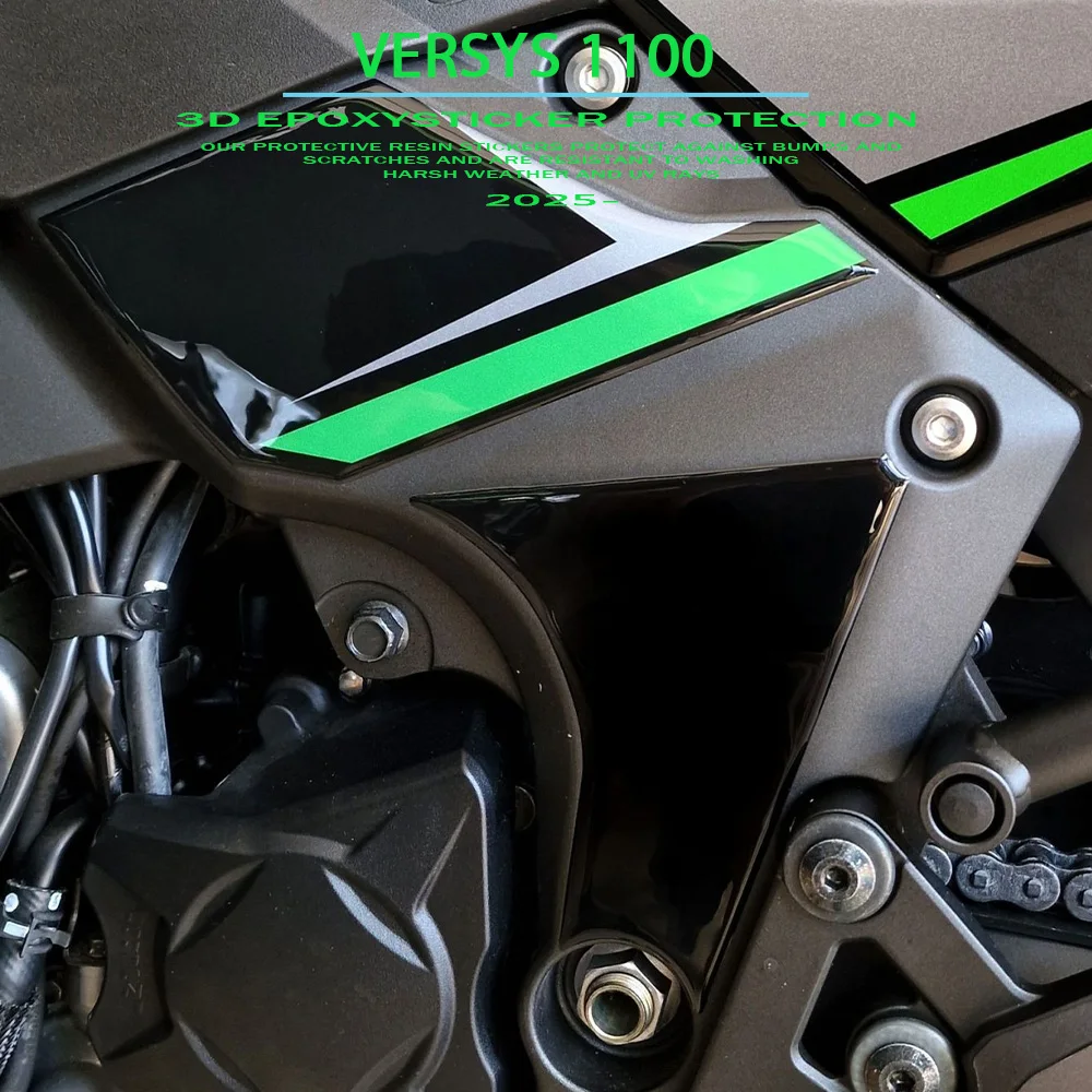 Motorcycle Modifications For Versys 1100 2025 Frame Protection Versys1100 Accessories 3D Epoxy Stickers