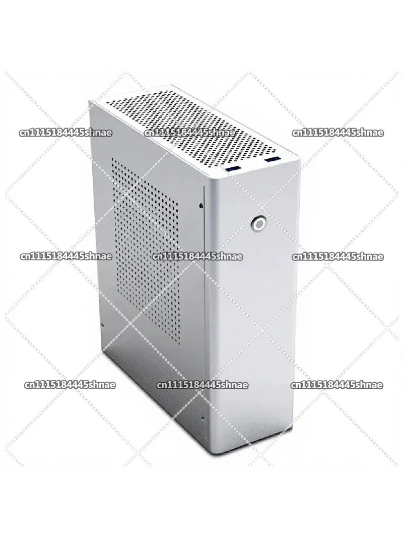 M1 all-aluminum mini computer case matx ITX independent graphics card mini desktop HTPC1U power supply