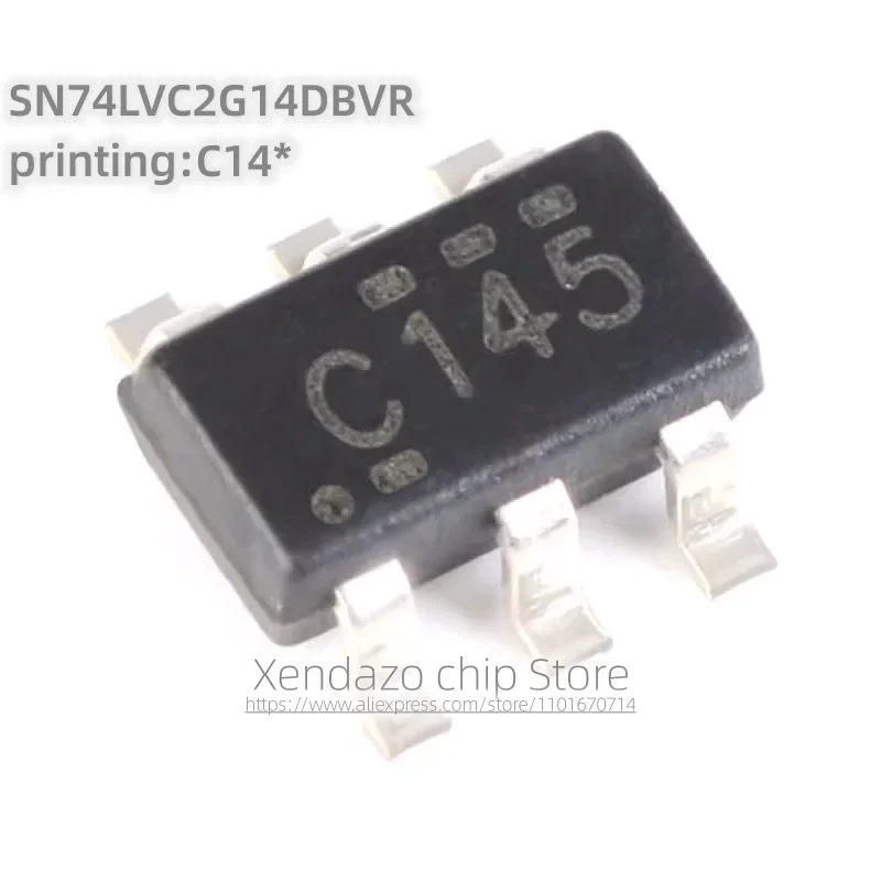 10pcs/lot SN74LVC2G14DBVR SN74LVC2G14DBV SN74LVC2G14DB SN74LVC2G14D printing C14* C145 SOT-23-6 package Original genuine