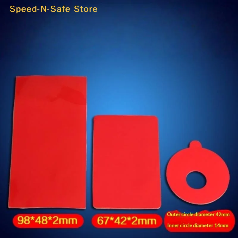 Car Windshield Rain Sensor Adhesive Gel Film 1PCS High Adhesion Clear Waterproof Pad for Auto Rain Sensor Mounting Use