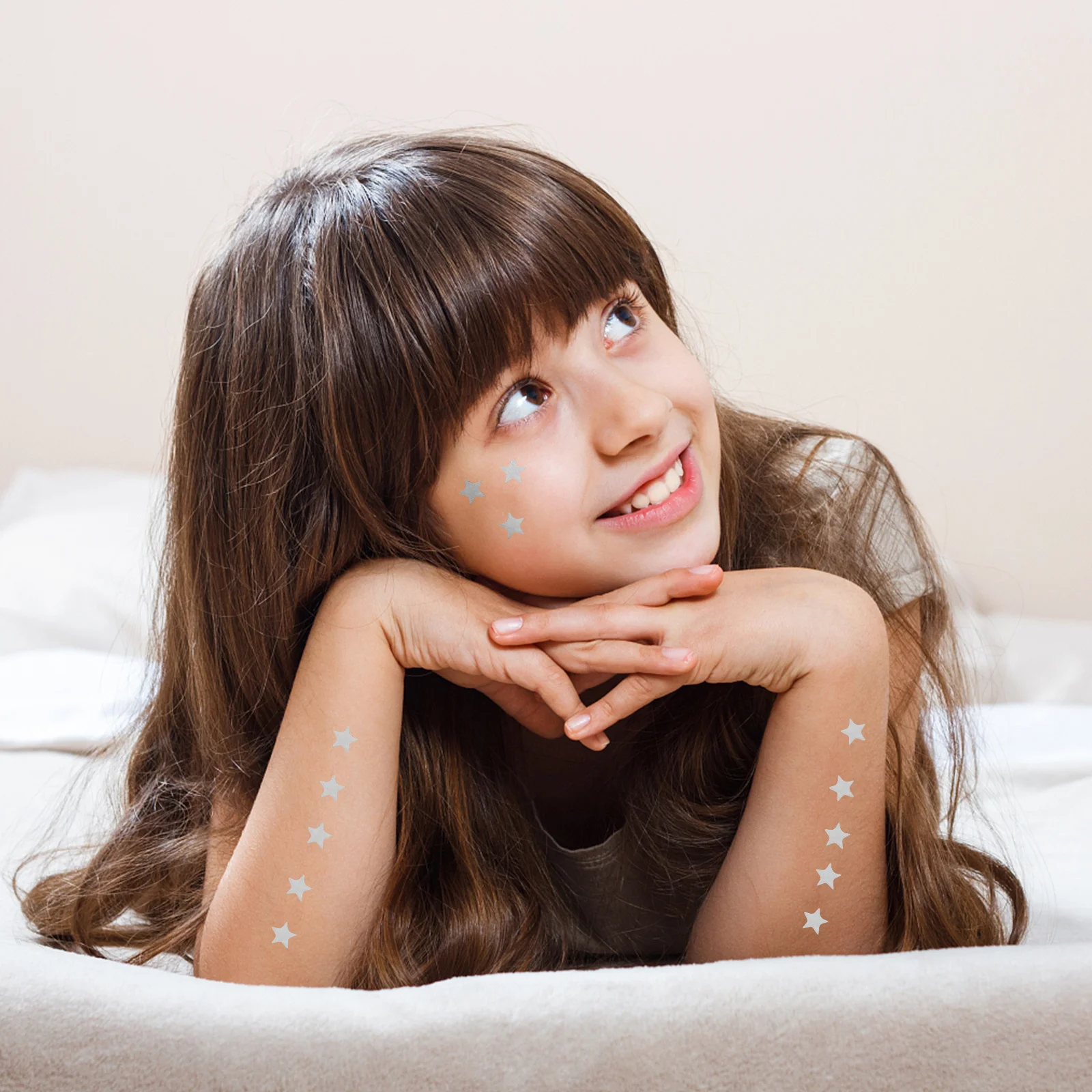 

10 Sheets Reward Stickers Pentagram Shaped Self-Adhesive Star For Classroom Students Teachers Incentive Stationery Labels